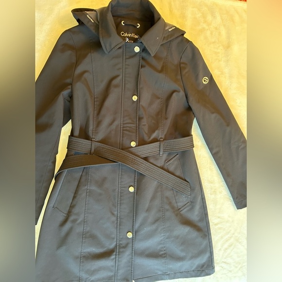 Black Calvin Klein Spring/Rain Jacket - Picture 2 of 6